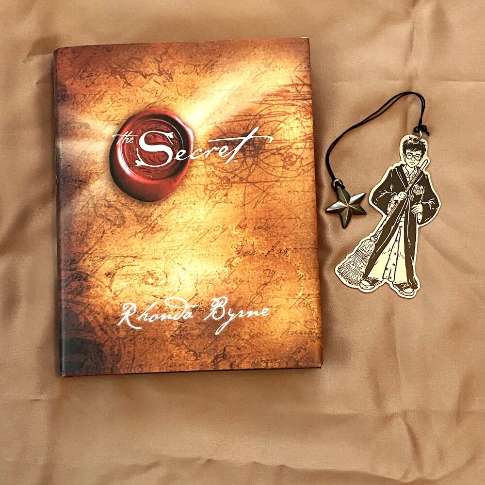 Harry Potter Metal Book Mark and The Secret by Rhonda Byrne